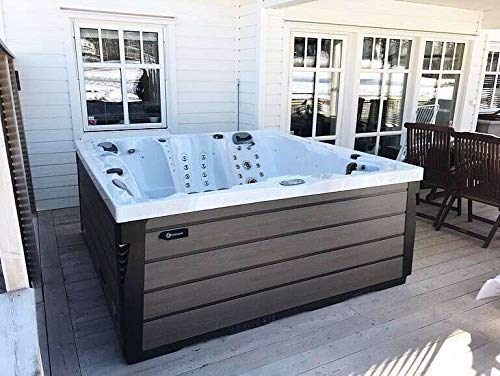 Jacuzzi con 71 chorros de masaje, gran jardín, exterior, jacuzzi para 2, 6 personas, piscina exterior, jacuzzi para jardín.