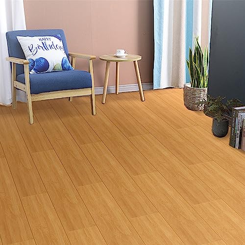 フロアタイル 12畳 144枚 木目 フローリングシート貼るだけ フロアシート 厚手1.8mm 模様替え 土足OK 初心者OK キズ防止 防水 diy 床材 浴室 玄関 91.44cm×15.24cm