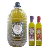 caja de carton PACK EXPERIENCIA ACEITE DE OLIVA VIRGEN EXTRA 5 L ; AOVE MACERADO AL AJO MORADO , AOVE MACERADO AL CHILE SCORPION 500 ML