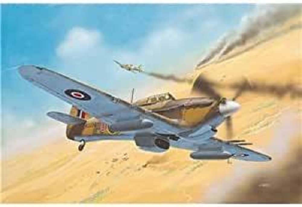 Revell Modellbausatz Flugzeug 1:72 - Hawker Hurricane Mk.IIC im Maßstab 1:72, Level 3, originalgetreue Nachbildung mit vielen Details, 04144