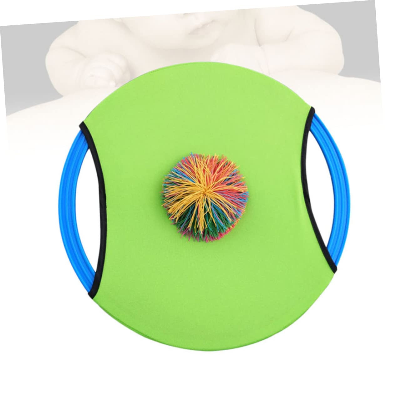 Trampoline Disque Volant pour Enfants 3 Pièces Jeu de Balle en Plein Air