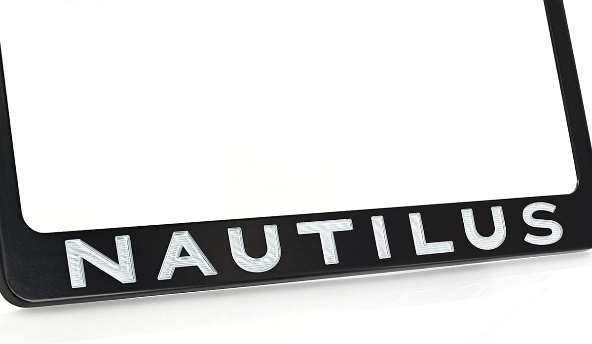 Lincoln Nautilus Black Finish Metal License Frame Holder