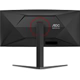 Monitor Gamer Curvo AOC AGON QUAD 34" Ultrawide WQHD 180Hz 0,5ms Base Ajustável U34G4C — imagem 3