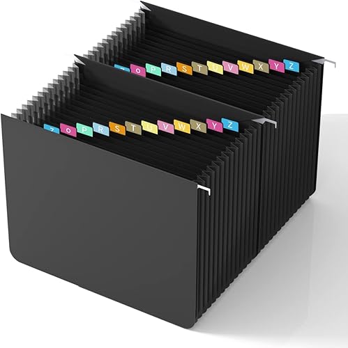 Carpetas de archivos colgantes de 28 bolsillos carpeta de archivos para archivador carpeta de archivos colgante de plástico tamaño carta organizador disponible en Yaxa Colombia