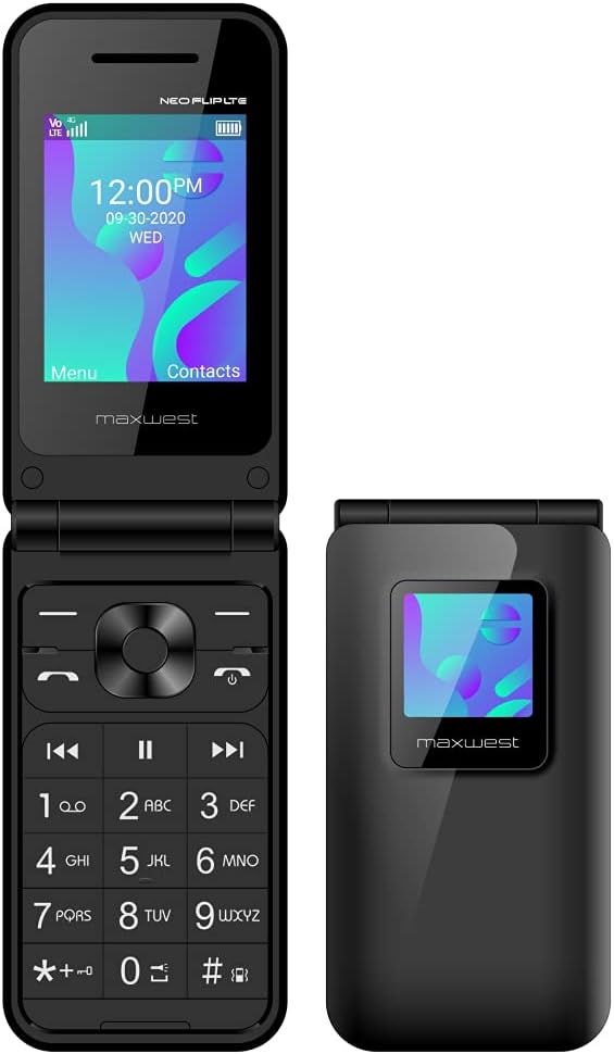 Flip Phone 4G LTE Volte Unlocked Compatible with T-Mobile Mint GSM Worldwide Neo 4G Dual Nano Sim LTE Bluetooth (NOT VERIZON) Radio FM, Black Flip Phone 4G LTE Volte Unlocked Compatible with T-Mobile Mint GSM Worldwide Neo 4G Dual Nano Sim LTE Bluetooth (NOT VERIZON) Radio FM, Black