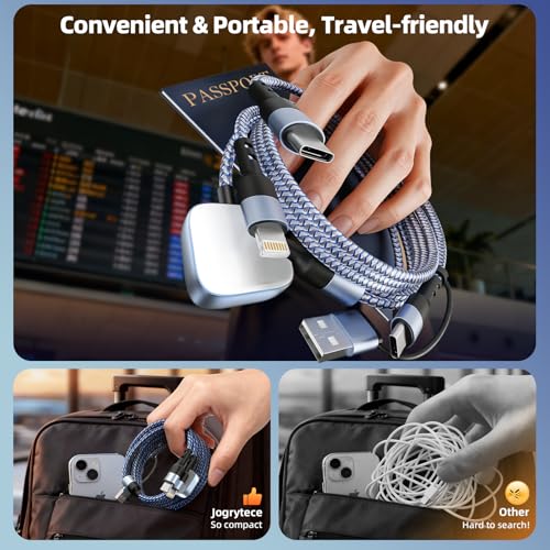 Image of 2026 Car Essentials 3 in 2 Multi Charging Cable for iWatch /CarPlay Cable