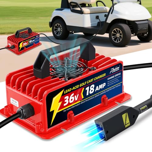 Chargeur de batterie au plomb 36V 18A : résoud les pannes de charge des chariots EZGO TXT