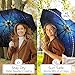 TUMELLA Strongest Windproof Travel Umbrella (Compact, Superior & Beautiful), Small Strong but Light Portable and Automatic Folding Rain Umbrella, Durable Premium Grip, Fits Car and Backpack
