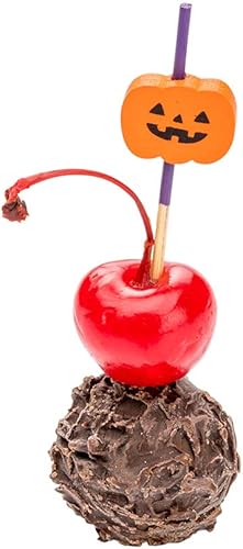 Restaurantware Palillos de dientes de fiesta de 3.9 x 0.7 pulgadas, 1000 pinchos de cóctel desechables, decoración Jack-O-Lantern, puntas afiladas,