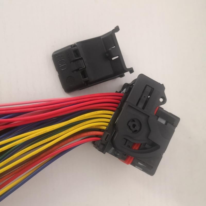 48 Pin/Way ECU Female Connector Plug with Wire Harness Cable Cover for 5007620481 Automotive Central Contral System 643201311 - (Color Name: 1pcs)