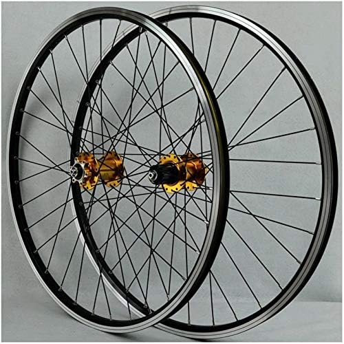 Quick Release Axles Bicycle Accessory MTB Wheelset 26inch Bicycle Cycling Rim Mountain Bike Wheel 32H Disc/Rim Brake 7-12speed QR Cassette Hubs Sealed Bearing 6 Pawls Road Bicycle Cyclocross Bike Whee