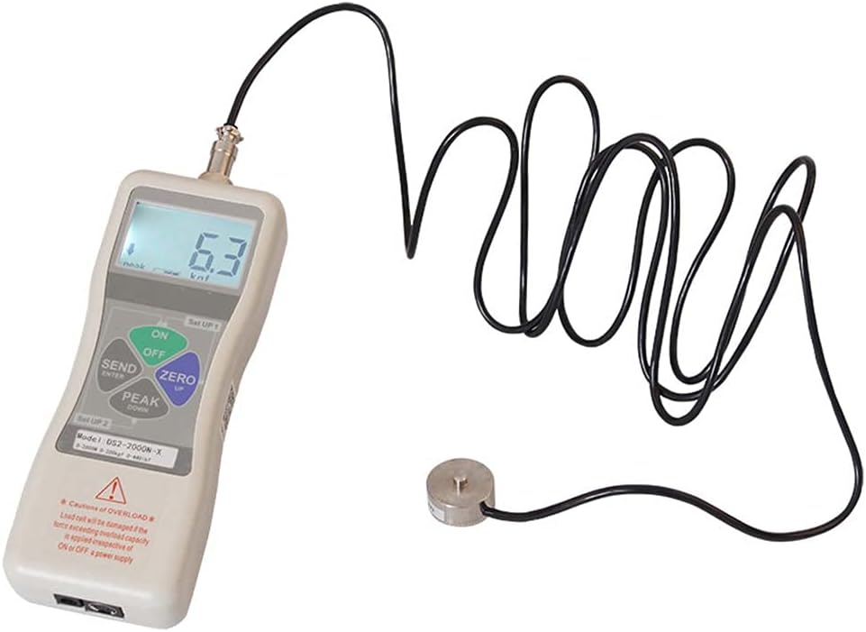 Trigger Pull Gauge High Precision Digital Display Pressure Gauge External Push-Pull Dynamometer Digital Push Force Meter Calibrator DS2-X 0-5000N Belt Tension Gauge (Color : DS2 X 5000N) (Ds2 X 2