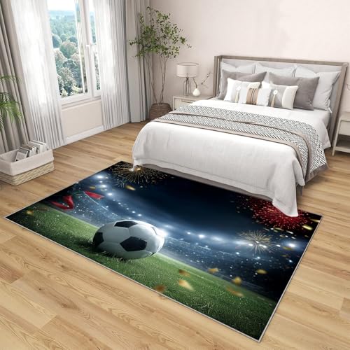 Tapis de football lavable et antidérapant aspect gazon de stade - 3