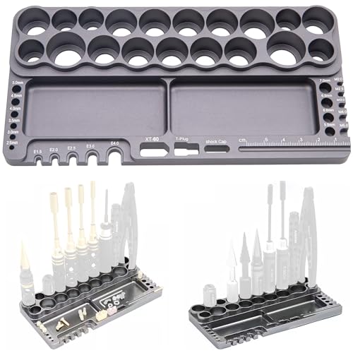ShareGoo Alumium RC Car Tools Storage Rack Screwdriver Holder Organizers Stand Holder for RC Car...