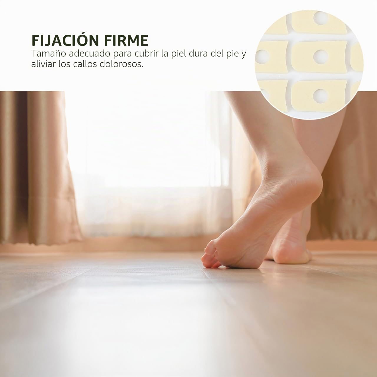 Artibetter 45 cojines autoadhesivos en forma de U para pies impermeables para alivio del dolor de maíz y prevención de fricción
