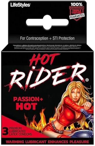 Preservativos Passion Warming - Paquete de 3 - Estilo de vida Los mejores condones para sexo