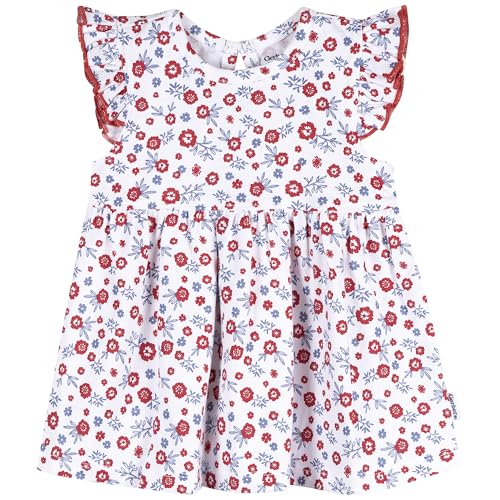 Gerber Baby Girls' Dress, Floral, 0-3 Months