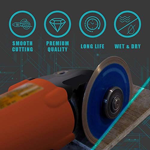 Peakit 7 Inch Tile Saw Blade Dry Wet Cutting 7" Porcelain Diamond Tile Blade 7In Ceramic Tile Cutter Blade Disc #TOP1