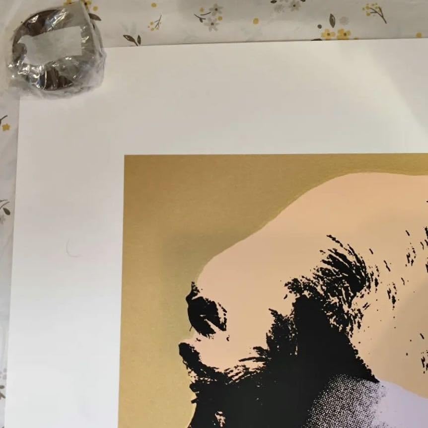 最終値下げ！　バンクシー　Banksy　KATE MOSS ケイトモス WCP WCP Banksy KATE MOSS GOLD Kate Moss Reproduction Silk Screen