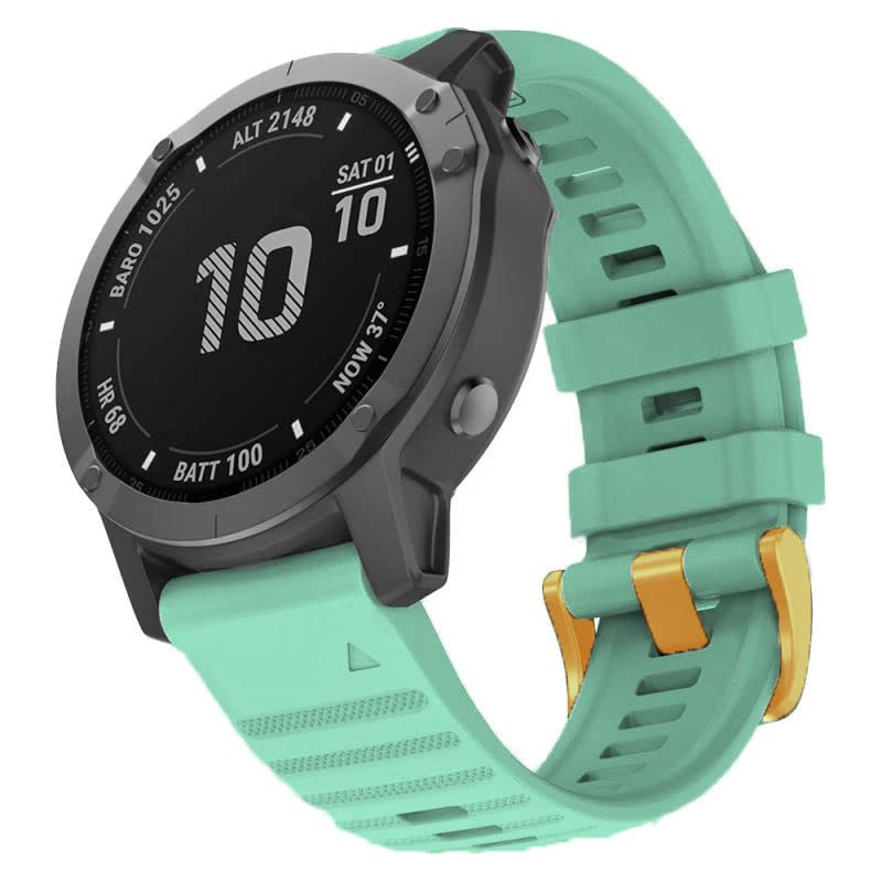 Correa de 20 mm para Garmin Fenix 7S 6S Pro Instinct 2S de silicona Easyfit 6