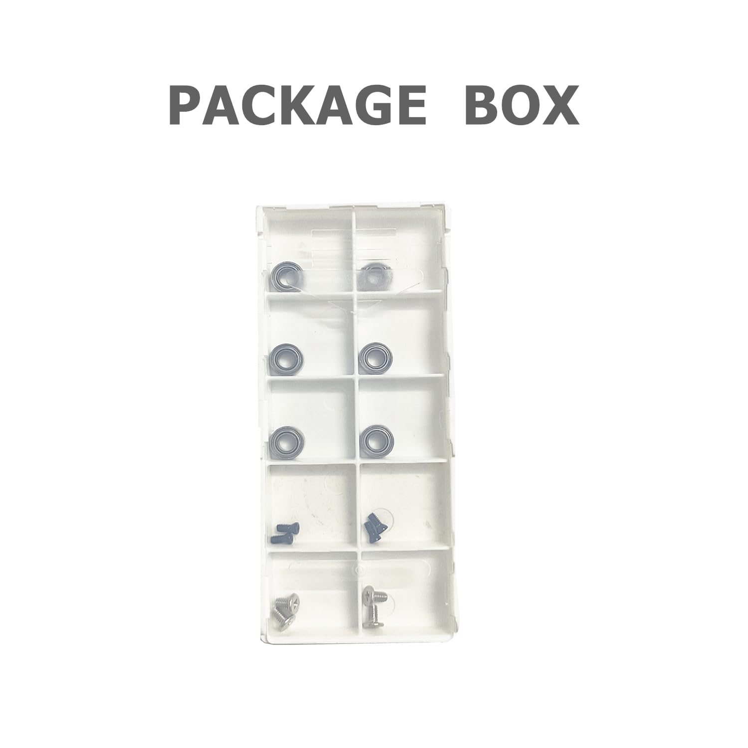 6 Bearings + 4 Bearing Screws + 4 Blade Screws – Replacement Accessory Kit For Mini Pneumatic Chamfering Machine (Deburring & Chamfering)