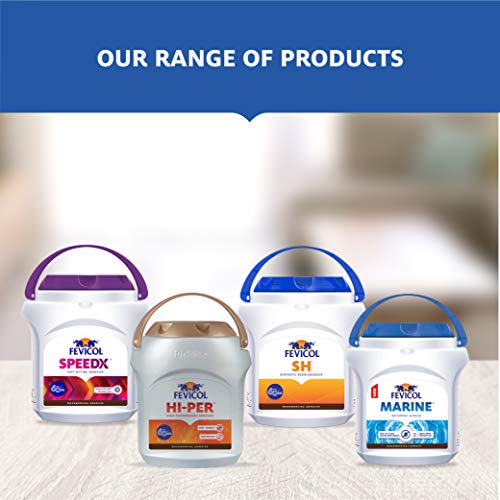 Image of Fevicol Marine - Fast Setting | Best in class waterproof adhesive | Superior Coverage | Bonds with Plywood, Laminates | 50Kg