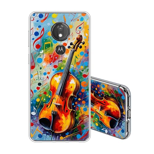 JEZSTHAI Funda Compatible con Motorola Moto G7 Power Carcasa Silicona Transparente Suave Antichoque TPU...