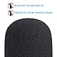 YOUSHARES PodMic Popschutz Schaumstoff - Mikrofon Windschutz Schaum für Rode PodMic Podcasting Mikrofon, Pop Filter kompatibel mit Rode PodMic (2 STÜCK)