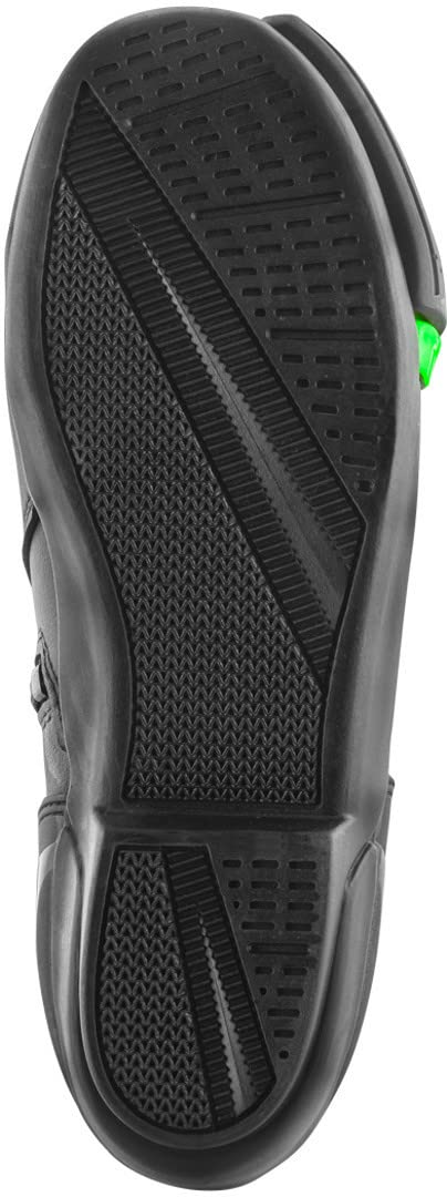 Bogotto Cartagena bottes de moto perforées, schwarz/grün, 42 | Respirant