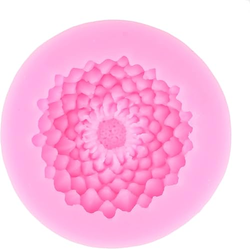 Miniatura 8 de Moldes de silicona de flores de crisantemo, molde de fondant de flores de margarita, molde de caramelo de girasol para decoración de pasteles,