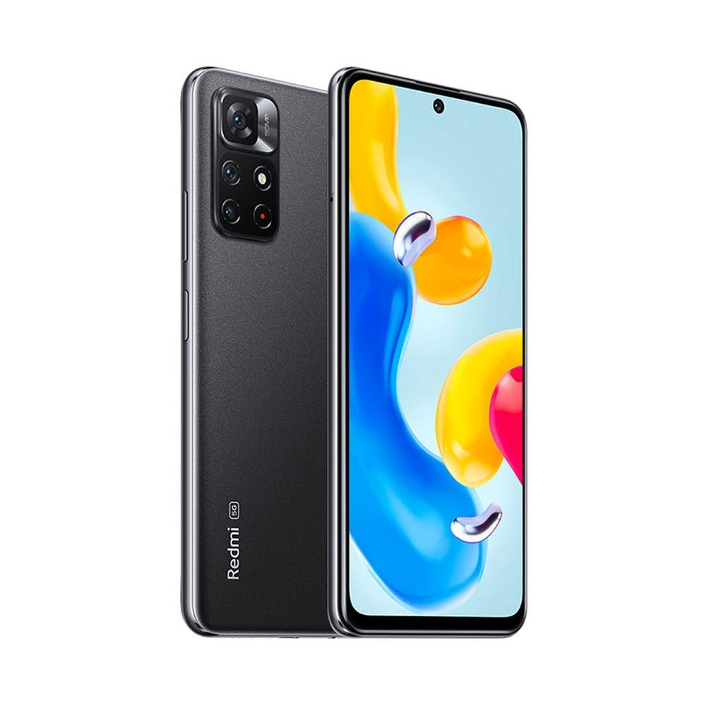 Xiaomi Redmi Note 11S 5G Smartphone, MTK Dimensity 810, 33W Pro Fast Charging, 50MP AI Triple Camera, NFC, 4+​64 Nero Mezzanotte (Versione ES)