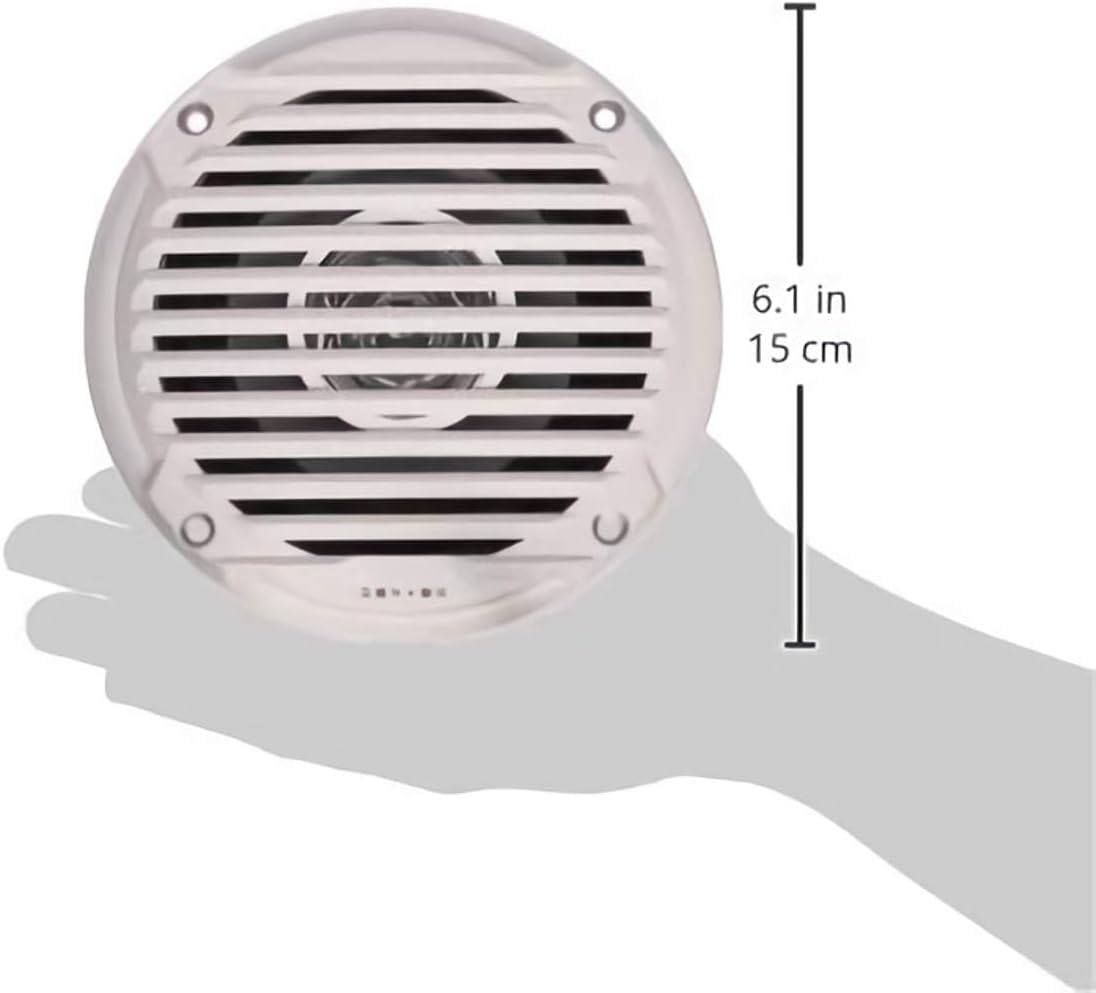 ASA Jensen MS5006W 5.25" Waterproof Marine Speaker - White