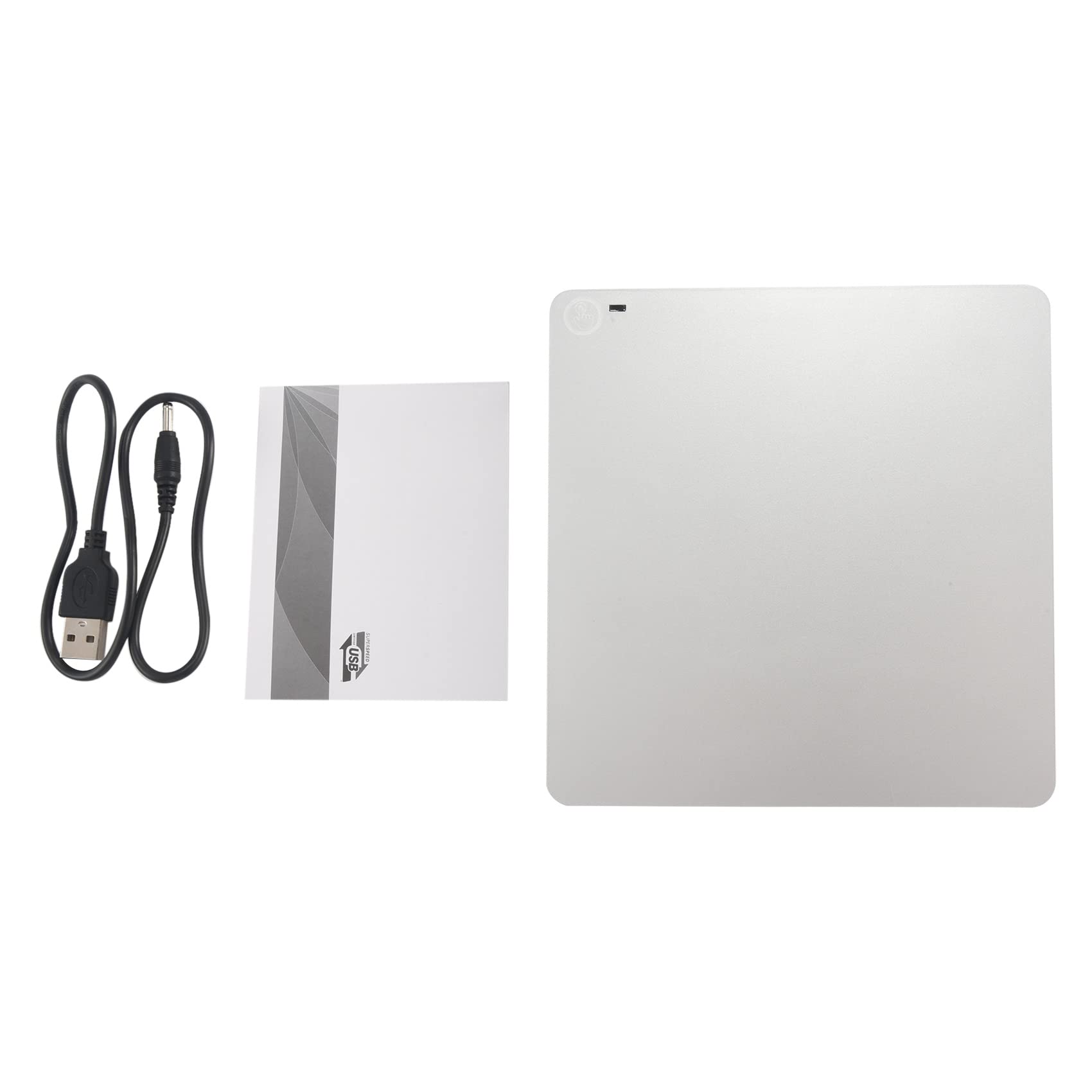 Unidad Externa de DVD BLU Ray 3D, USB 3.0 y Tipo C Reproductor de Unidad de CD BLU Ray DVD Grabadora de CD con Ranura Ultradelgada