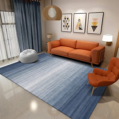 LIVEINU LVS-9173-3 - Alfombra de pelo corto lavable de estilo nórdico, para salón, comedor, dormitorio o habitación de los niños, 130 x 190 cm