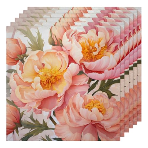 Paquete de 6 Servilletas de Tela Multicolor 50.5 x 50.5 cm miniatura 1