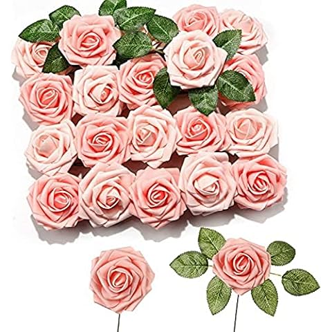 PartyWoo 20 Rosas Artificiales de Espuma Cover