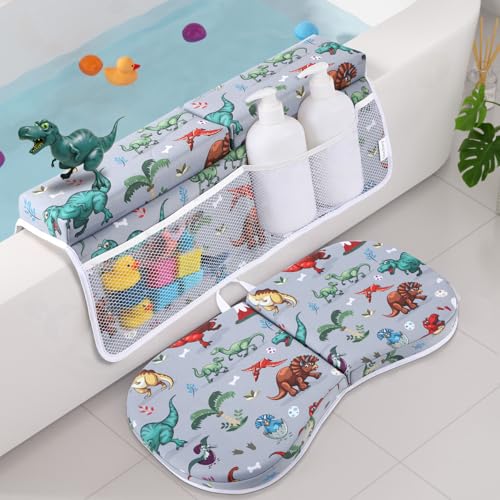 Bath Kneeler and Elbow Rest Pad Set, Dinosaur Design