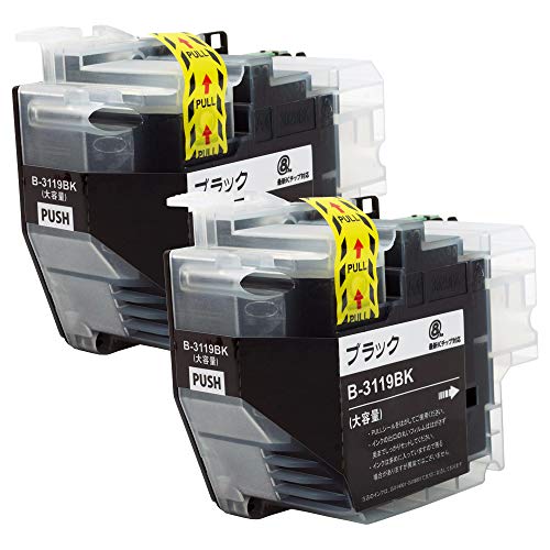 Amazon.co.jp: brother ブラザー LC3119(PGBK/ブラック)【2本セット(大