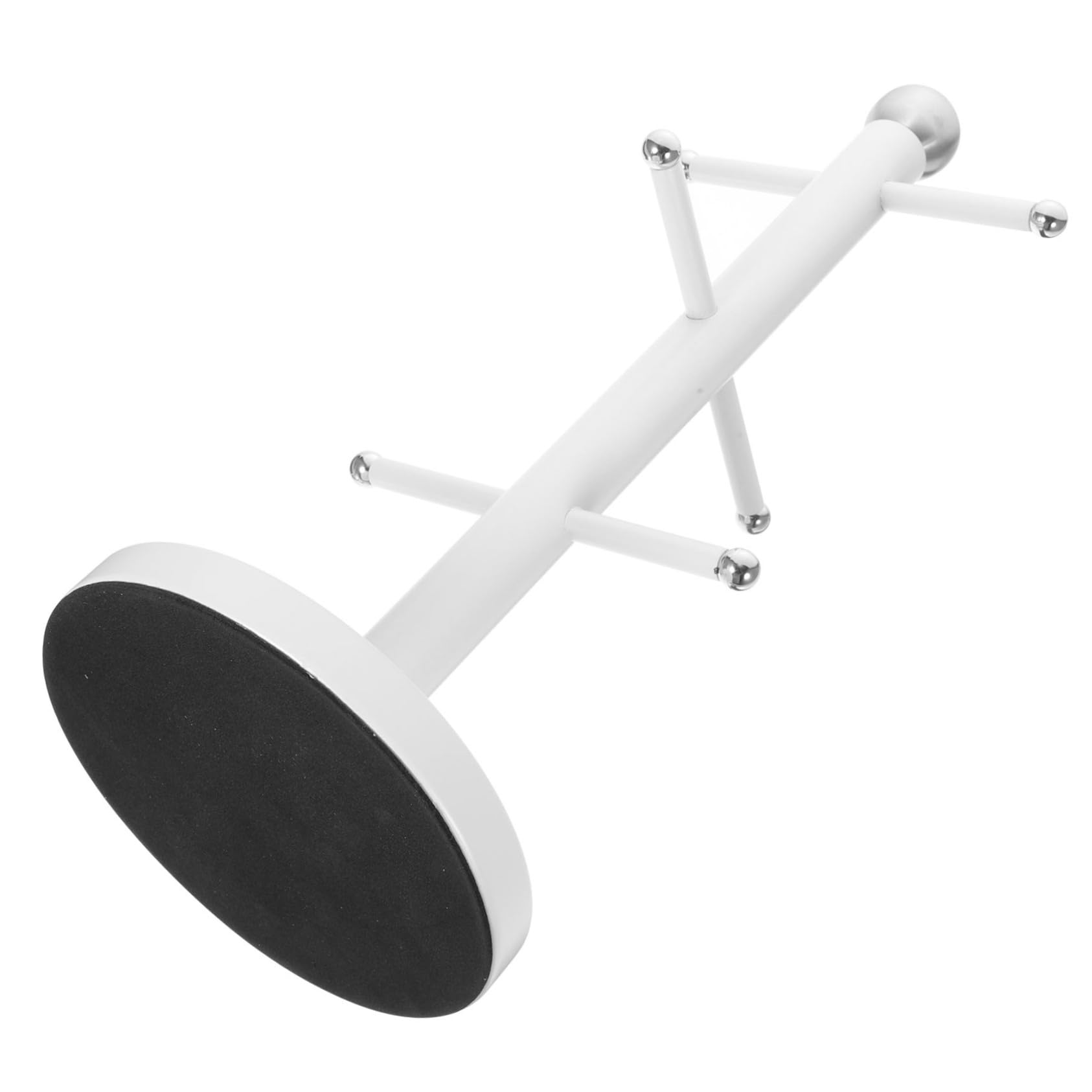 Soporte para tazas de café y tazas de té, soporte para tazas, platillo, secadora, soporte para platos de hierro, color blanco, perfecto para almacenamiento de cocina y nización