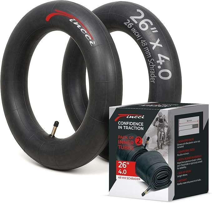 Fincci 26x4.0 E-Bike Tubes