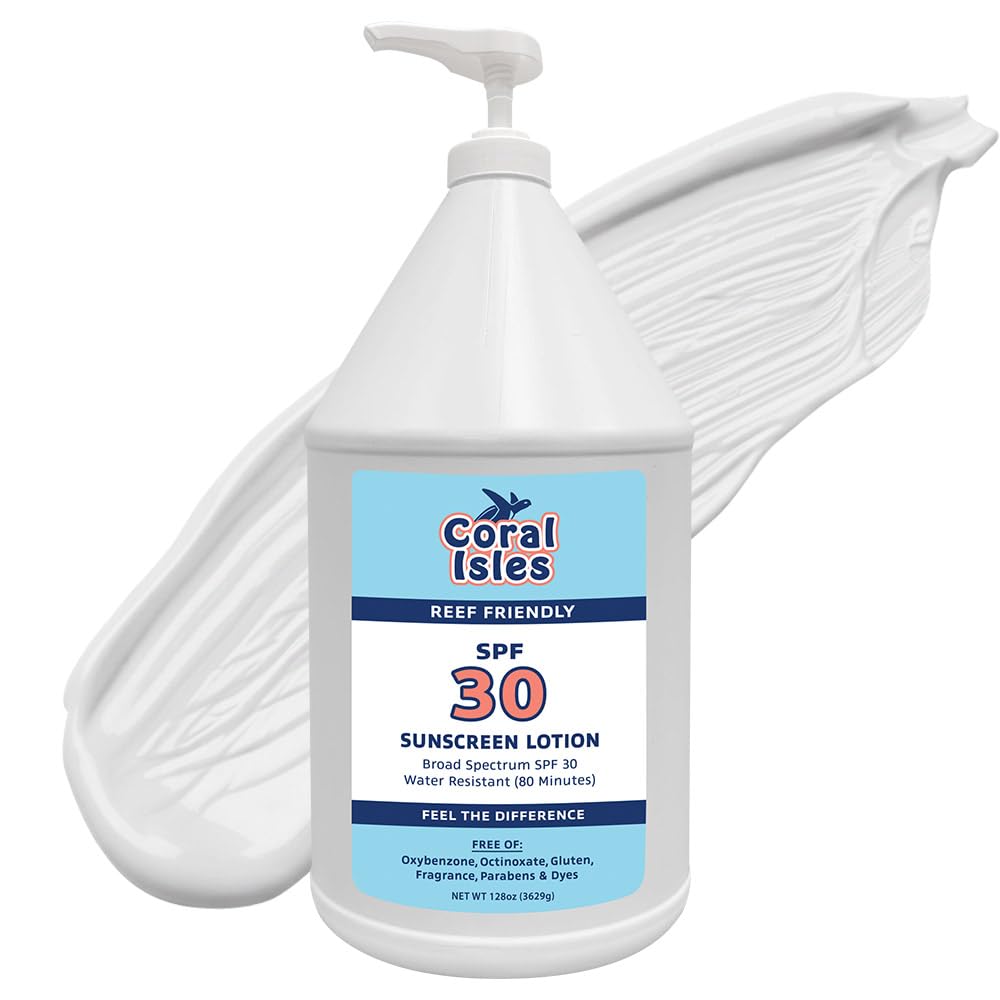 Coral Isles by Rocky Mountain Sunscreen SPF 30 Lotion Broad Spectrum UVA UVB Protection Hawaii Reef-Safe Act Compliant