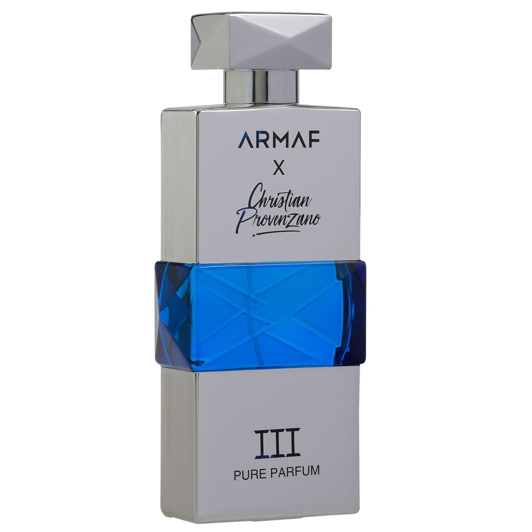 Armaf X Christian Provenzano III - Citrus, Fruity, Floral, Woody - Pure Parfum Spray Long-Lasting Fragrance for Men, 3.4 Ounce / 100 ml