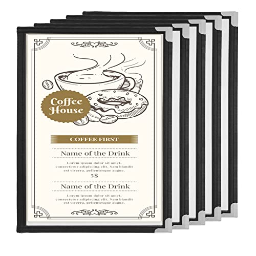 Danan　 A3 4枚、A4 ３枚 おまとめ商品 Amazon | Ailenlan a4 メニューブック メニュー表 a4 5冊セット