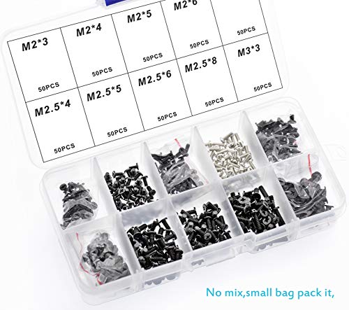 Screw Kit Set for Laptop, Notebook, Computer - 500 Pieces - Image 6
