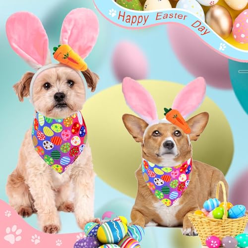 Bandana de Pascua para Perro con Orejas de Conejo Large miniatura 7