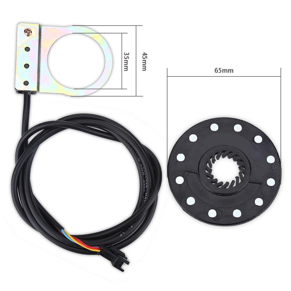 Sensore Pedalata Assistita,Sensore Di Assistenza E-Bike Sistema Pas Sensore Di Velocità Del Magnete Pas Assistente Di Sistema Sensor Pedal 12 Magneti Per Bicicletta Elettrica