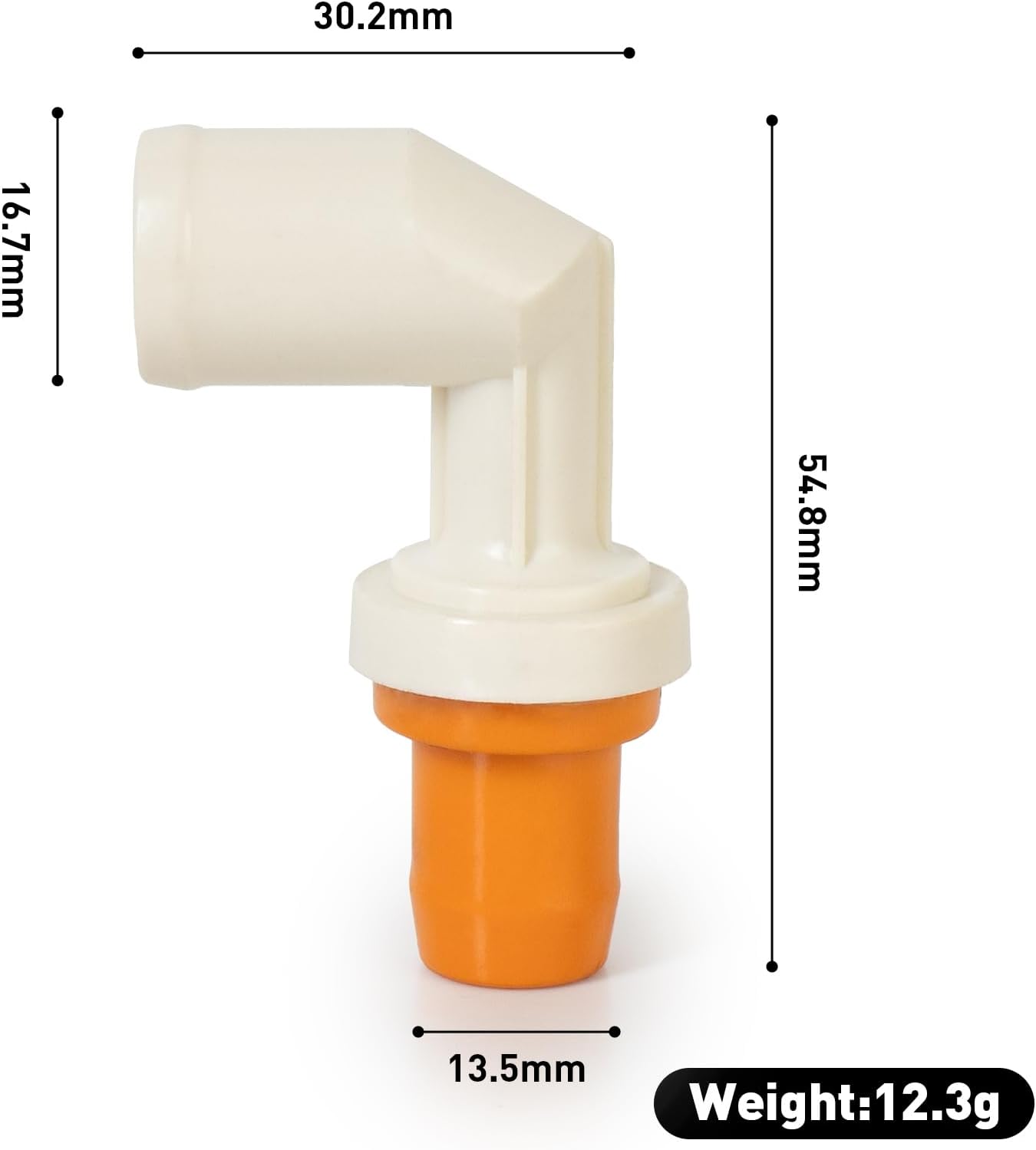 1F6013890 Positive Crankcase Ventilation PCV Valve Compatible with Ford Ranger 2003-2005 2.3L,Focus 2003-2005 2.3L,Fusion 2013-2014 2.0L 2.5L,Escape 2005-2014 2.3L 2.5L