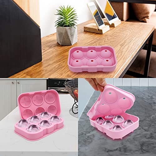 Molde de Silicona Redondo para Hielo con Tapa 6 Cavidades miniatura 6