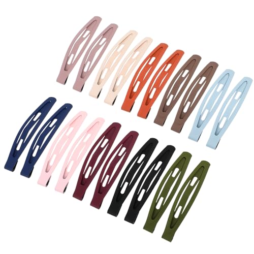 20 PCS Haarspangen Zubehör für Frauen Haarschmuck Barrettes Dünne Clip Snap Fein Kurz Rutschfeste Metall-Haarspangen Kleine Knallzangen Mehrfarbige flache Haarnadel Damen Haar Pony Halter Kopfschmuck