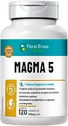 Magma 5 120 Cápsulas 500mg 5 fontes de Magnesio em 1 Produto